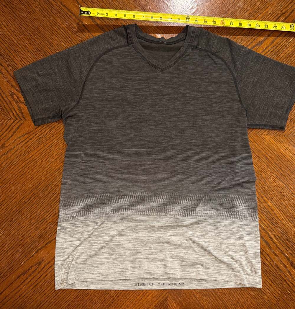 Lululemon Metal Vent Tech V-Neck 2.0 Ombre Fade Shirt
